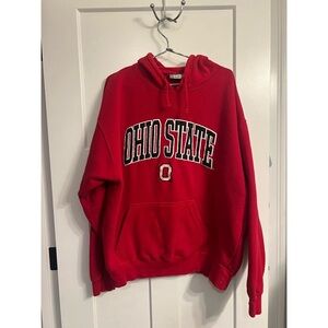 J. America Red Ohio State Sweater